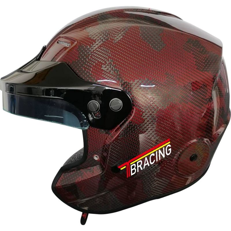 HE-04C 3/4 Carbon Fiber Helmet 